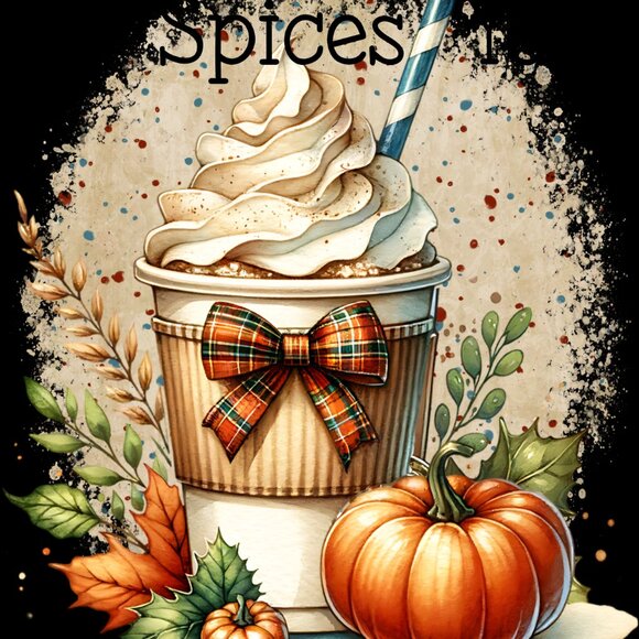 Pumpkin Spice Kitchen Towel, Fall Dish Towel Set, Fall Kitchen Decor - Picture 4 of 10